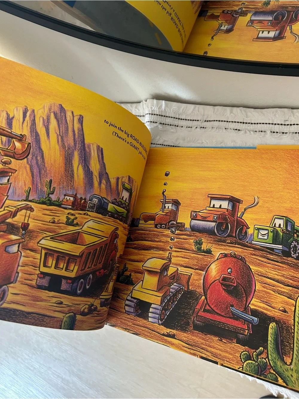 Construction Site Road Crew Coming Through Sherri Duskey Rinker Hardcover Book